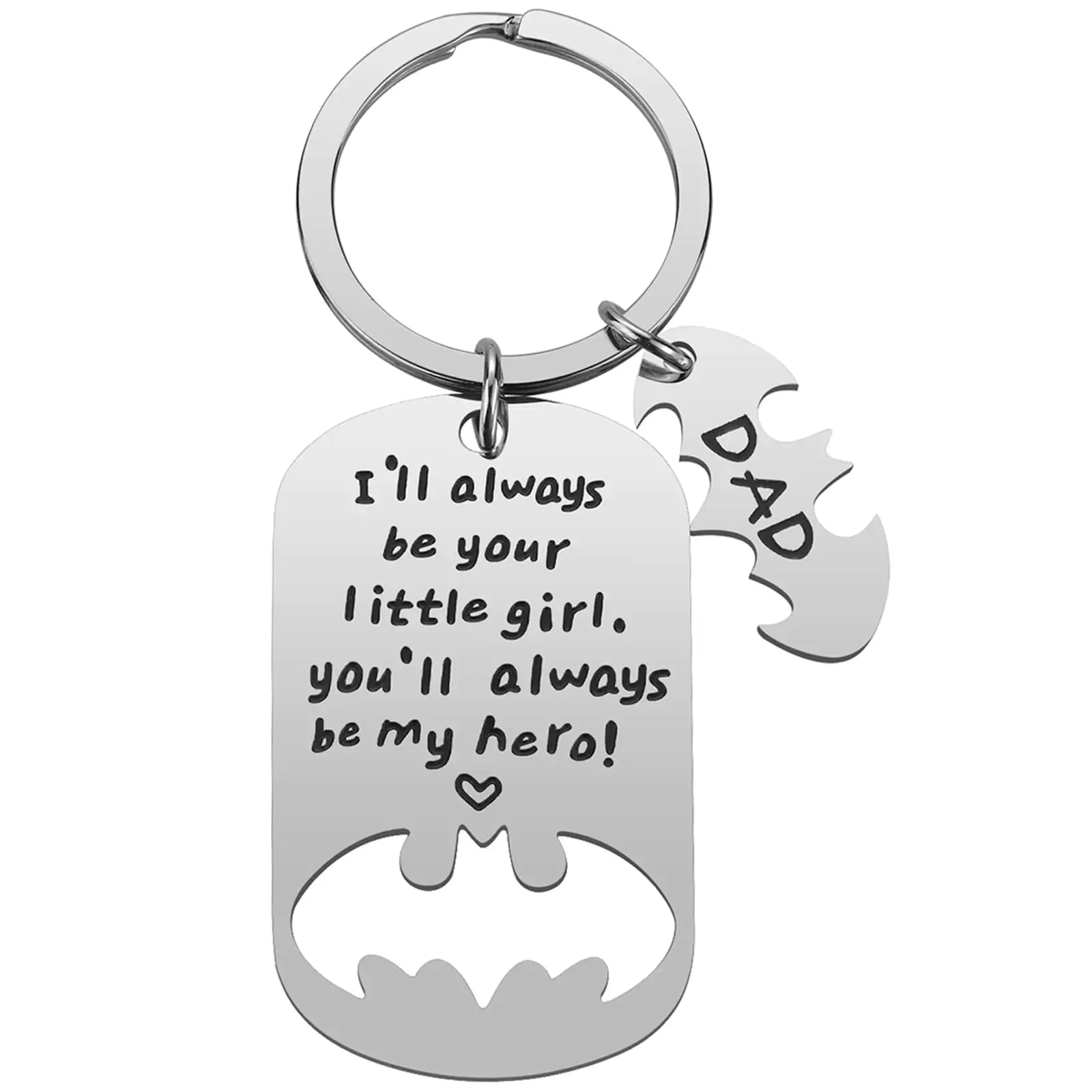 Dad Christmas Gifts from Daughter - Batman Key Chain