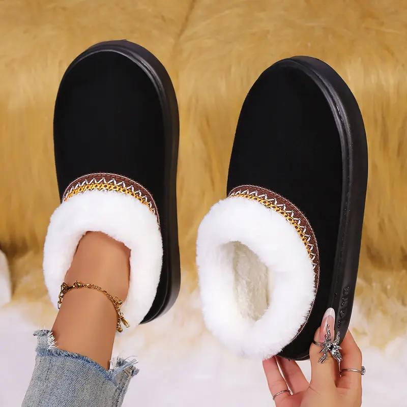 Women's Winter Slippers Warm Cotton Shoes House Slippers