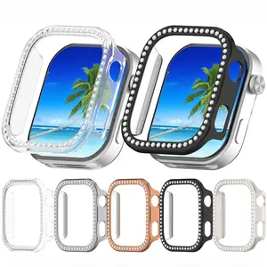 Leisure Sports Business Suitable for Redmi Watch 6 MM Smart Watch Protective Case Case Watch Accessories with Rhinestones PC