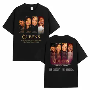 The Queens Tour Shirt – Gladys Knight Chaka Khan Patti LaBelle Graphic Tee, Soul Music Shirt, Concert Gift, Men’s & Women’s Tops