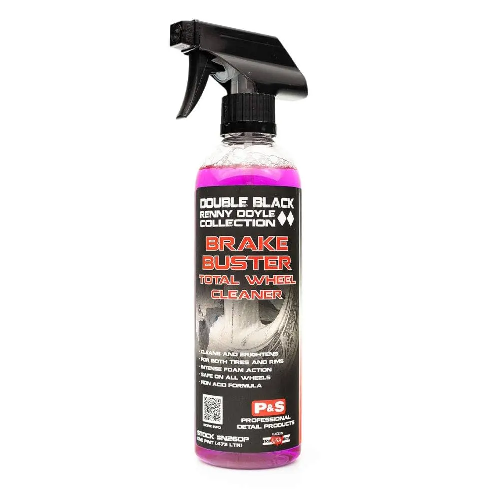 Double Black Renny Doyle Collection Brake Buster Total Wheel Cleaner Safely Removes Brake Dust Oil Dirt Stains & Light Corrosion Without Damaging Wheels