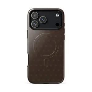 Brown Polka Dot MagSafe iPhone Case
