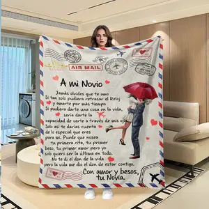 Luxury Flannel Throw Blanket, Soft and Warm, Multi-Functional for Sofa Bed Car Office Camping, All Seasons Gift Travel Blanket