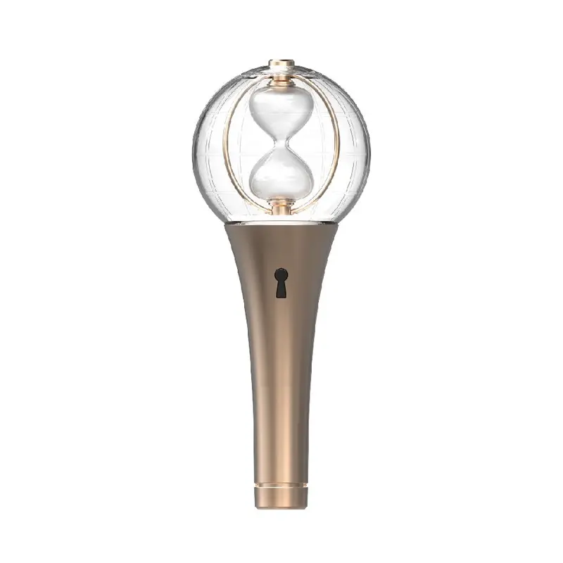 ATEEZ Official Light Stick Ver.2 LIGHTINY | K-Pop Collectible Figure-Style Light, LED Display Piece, Hourglass Globe Design, Concert Cheering Tool & Shelf Decor