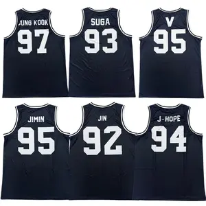Returning in 2026 ARIRANG Sleeveless Jersey Tank Top Kpop Style Band Shirt Tour T-Shirt for Fans JIN#92 SUGA#93 RM#94 J-HOPE#94 JIMIN#95 V#95 JUNG KOOK#97 Unisex Crewneck Loose Fit Breathable Cotton Tee Black S-XXL Concert Outfit Casual Streetwear Gift