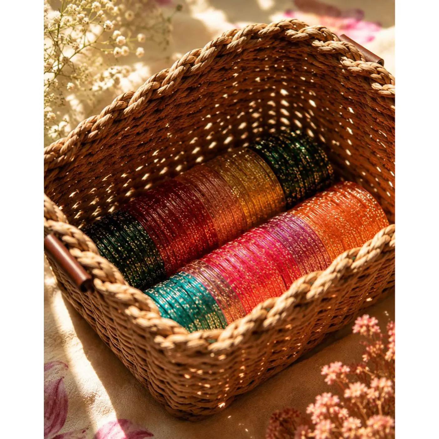 Glossy glass  bangles