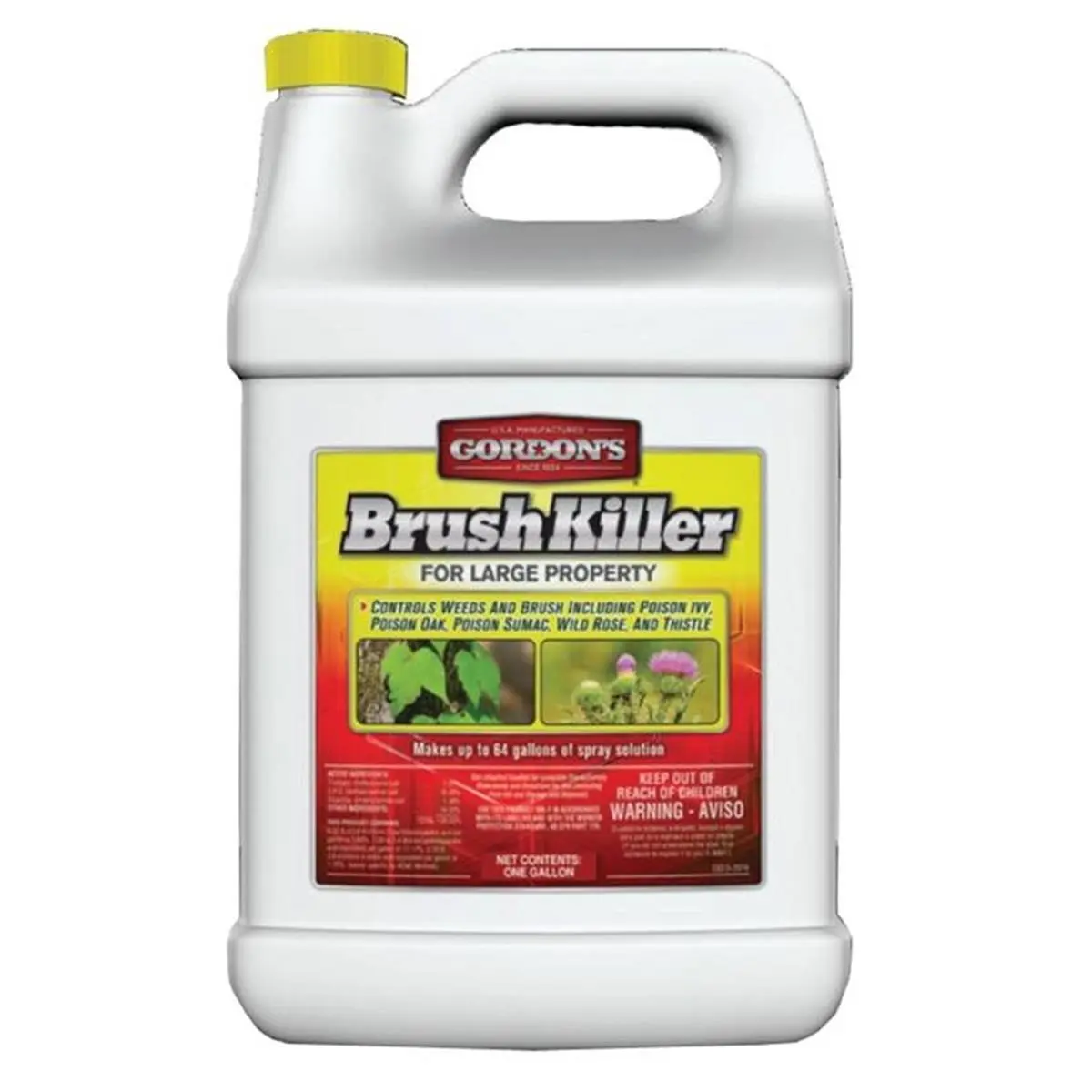 212 MAIN PBI & Gordon 8008880 Brush Killer - 2.5g Formula, 25 lbs, Controls Brush, for Concrete Surfaces & Large Property Home Improvement Needs