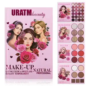Makeup Set, Eyeshadow Palette &Blush Palette & Contour 63-color Palette & Highlighter Palette, Multifunctional Makeup Set for Women& Girls Oil Powder Setting Foundation Matte Flawless Compact Lightweight Smooth Nourishing