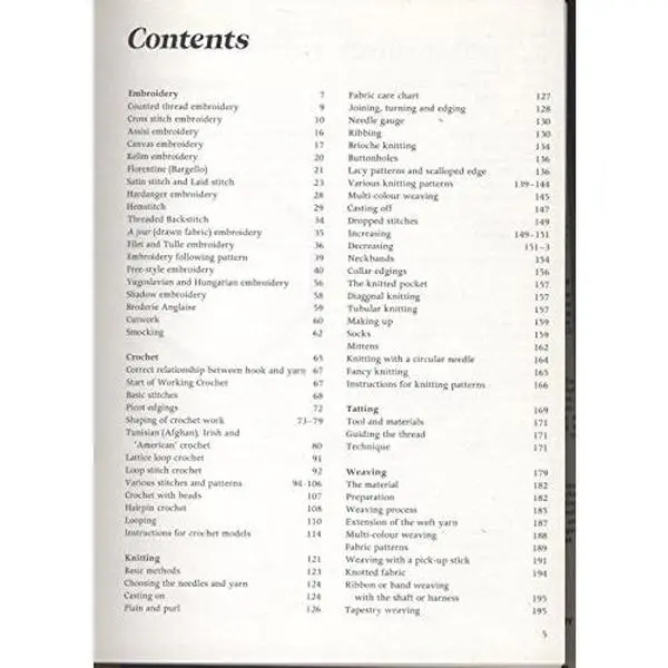 USED Book - The Reinhold book of needlecraft: embroidery, crochet, knitting, weaving, macrame, applique, patchwork, and many other handicraft techniques, old and new by Jutta LAMMER (Hardcover) - english