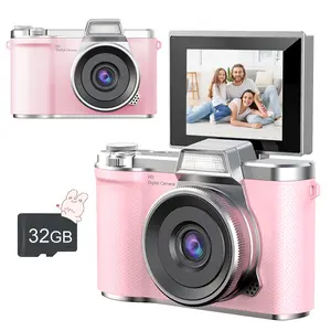 Portable Digital Camera with 1080P HD Video Recording, Simple Interface & Multiple Filters, Perfect Selfie Gift for Teens & Beginners, Student Camera