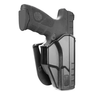 Thumb OWB Holster Fit Beretta APX Full Size 9mm, 40 (Not Fit Beretta APX A1), Level II Retention/360 Degrees Adjustable Right Hand,dealsforyoudays