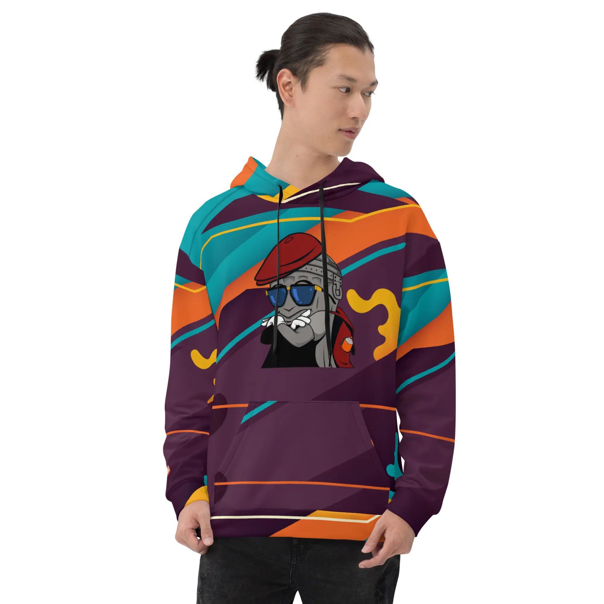SMAQ Chillin Wine Fire &amp; Ice Hoodie