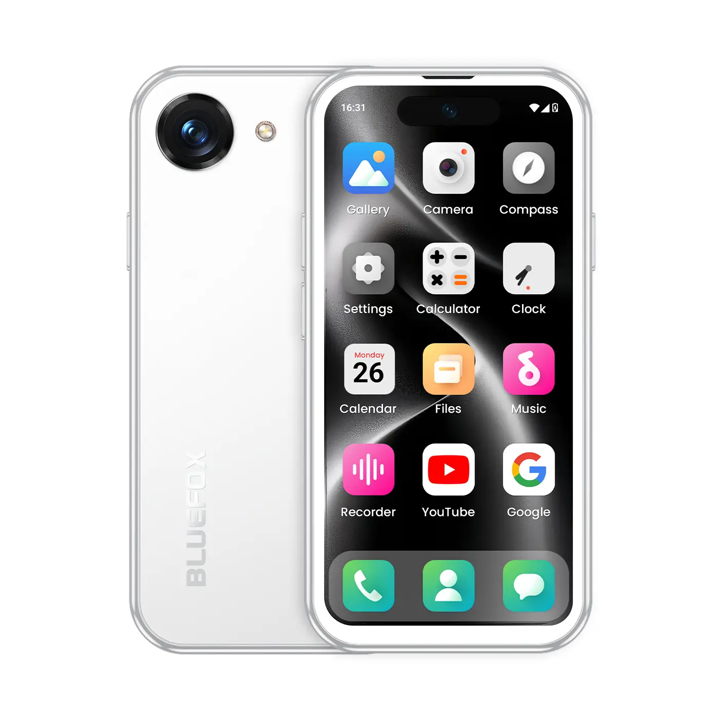 BLUEFOX NX1 4 inch Smartphone with 4 inch Display, Android OS, 3000 ...