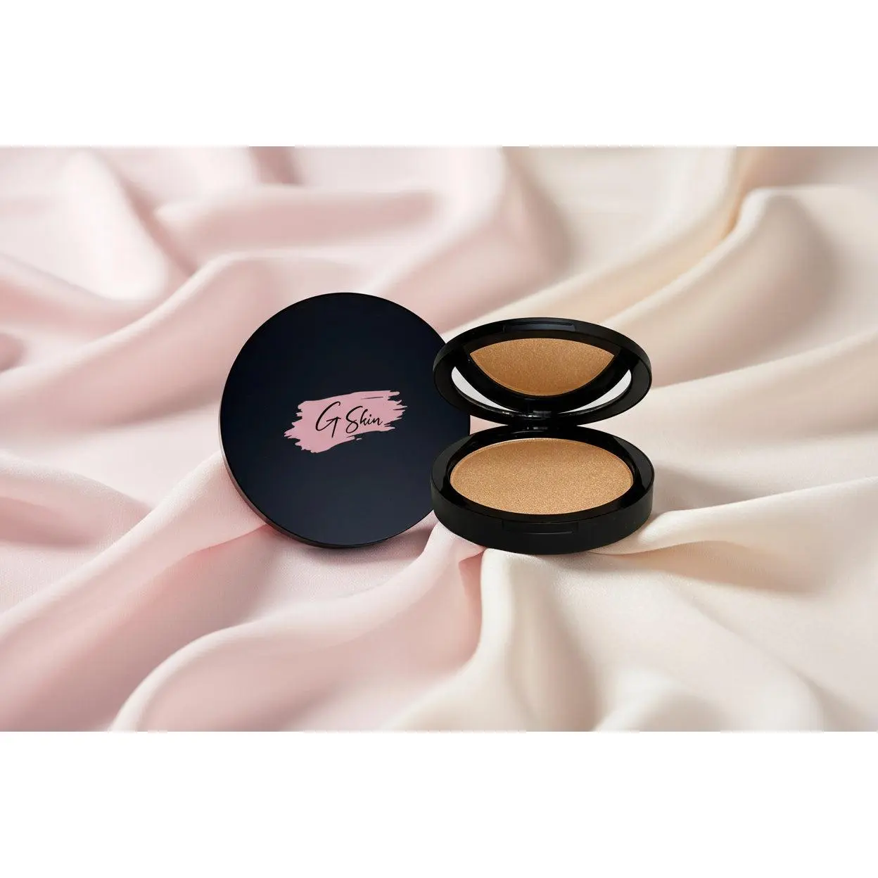 Luminizing Silicone Glow Powder - 11g Clean Beauty Cruelty-Free Vegan Makeup, Radiance-Boosting, Silky Creamy Dewy Finish, Paraben & Talc Free, for All Skin Types, Includes Applicator Brush