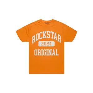 Myesha Orange Oversized T-Shirt