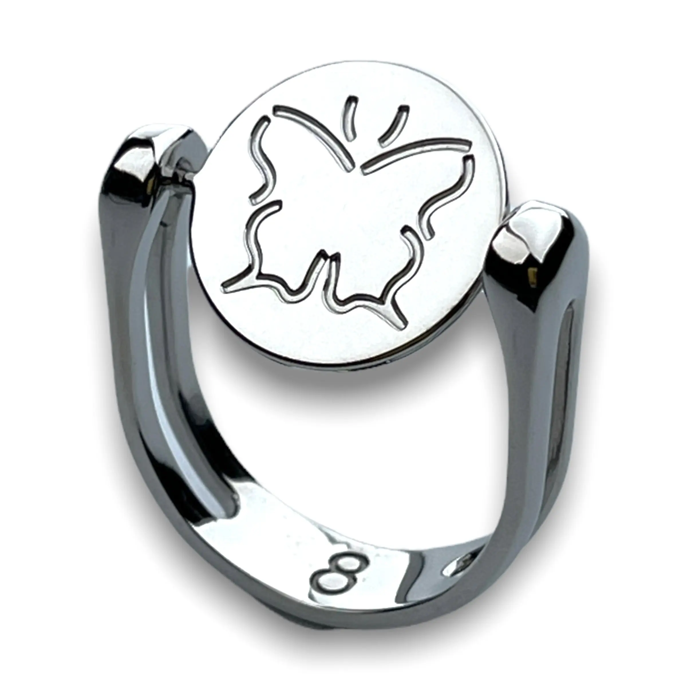 Butterfly Symbol Fidget Ring Butterfly Symbol Fidget Ring