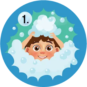 Visual Stickers for Shampoo + Body Wash