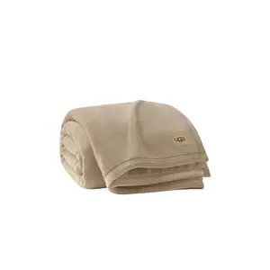 UGG Home Coco Throw Blanket in Mustard Seed