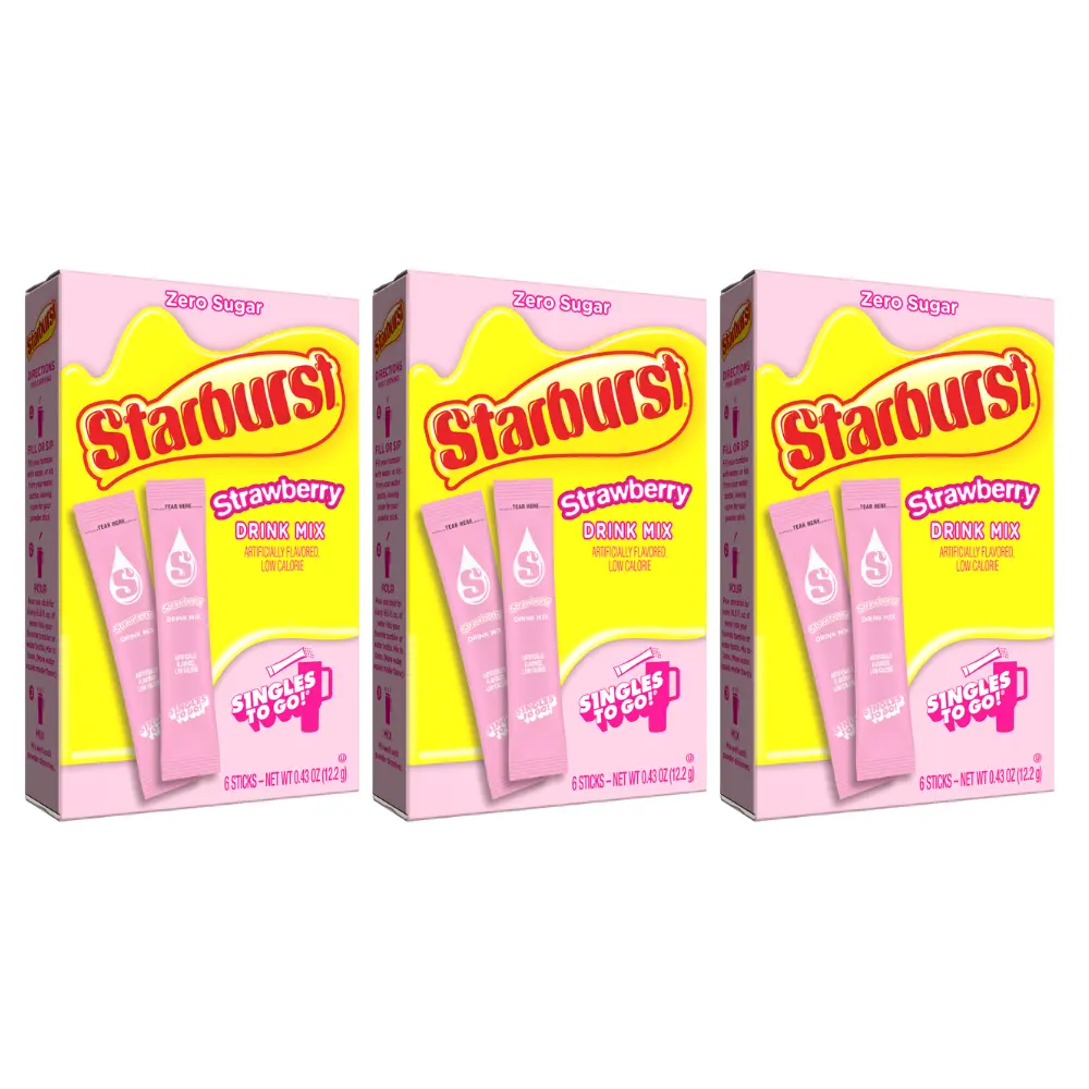 6 CT Pink Strawberry (3-Pack)