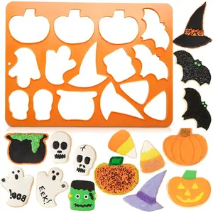 One Smart Cookie: Halloween Spooky Premium Cookie Cutters for Baking, Decorating & Shaping – Kid Friendly, Fun, Durable & Easy to Use Baking Tools for Cookies, Pastries, & Holiday Treats
