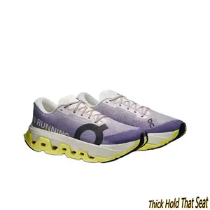 Lavender & Lime Cloud-Style Running Shoes – Breathable Mesh Upper, Signature Hollow-Out Midsole & Non-Slip Rubber Outsole, Unisex Lightweight Trainers for Daily Walks & Gym Sessions