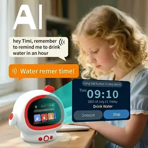 AI intelligent speaking toys, timed alarms, translation, conversation, voice chat, interactive games, emotional support, storytelling, speakers, collectible toys, early education toys, suitable for gift giving, birthday gifts