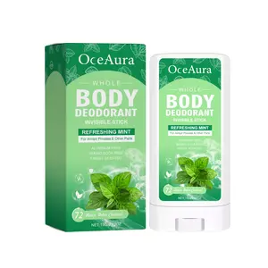 Peppermint body deodorant stick refreshing fragrance and antiperspirant all over the body diluting underarm odor portable deodorant cream