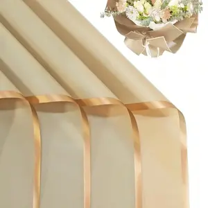 20 Sheet 57x57cm Flower Wrapping Paper - Waterproof Floral Bouquet Wrapping Paper, Florist Supplies Packaging Paper for Wedding Birthday Gift DIY