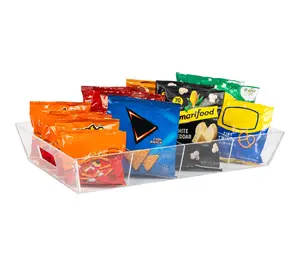 Mind Reader Snack Tray, Countertop Organizer, Clear Mind Reader Snack Tray, Countertop Organizer, Clear