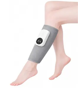 Gray Leg Massager, Air Compression Calf Massager with Heat, 3 Modes Muscle Relaxation, Portable Pain Relief Gift for Circulation, Party Favor for Family Friends