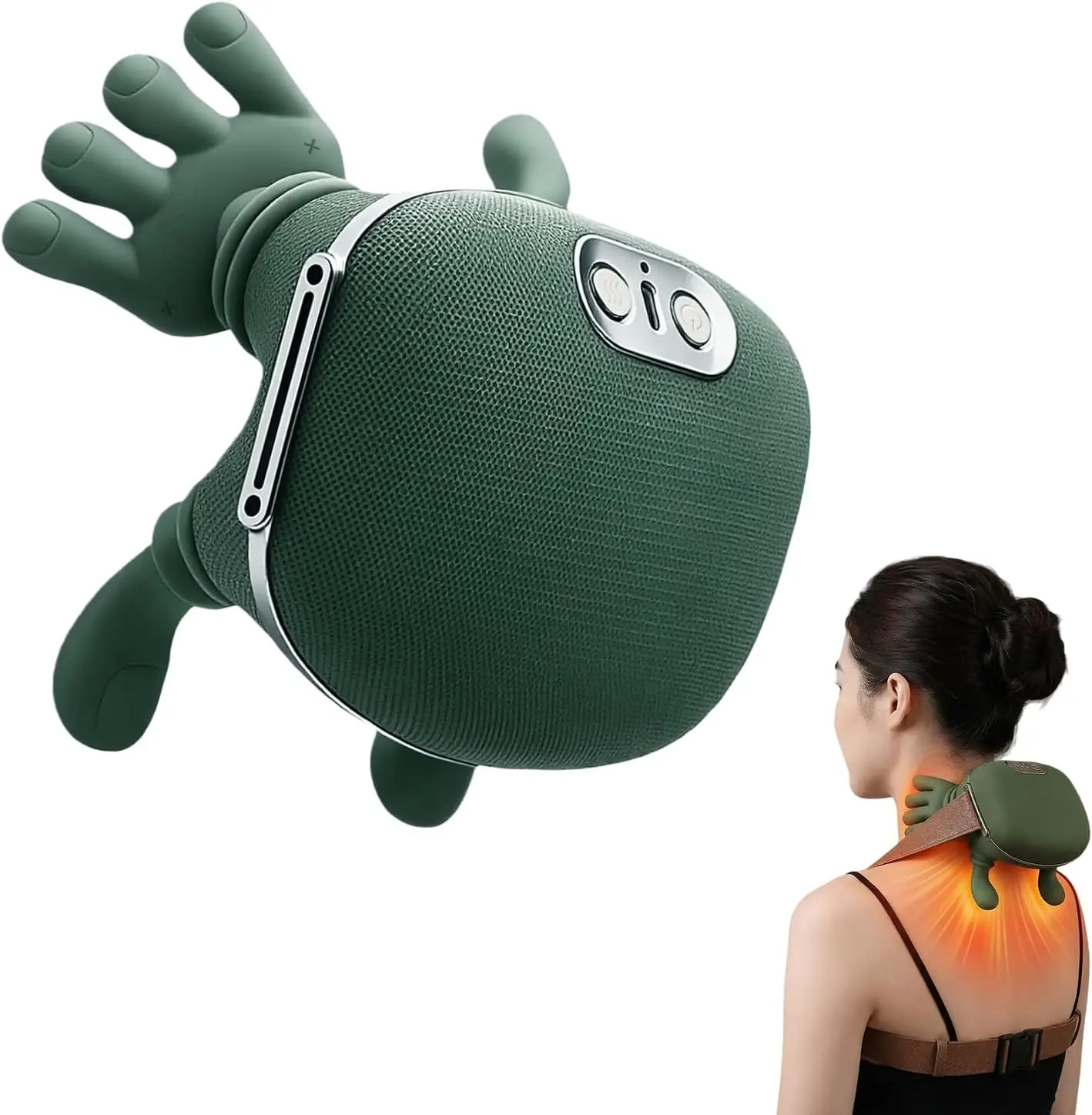 1 Piece Neck and Shoulder Massager, Full Body Kneading,Deep Tissue Relief, Ideal for Office Workers, Fathersdaygift memorial day sales