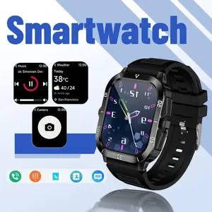2026 Smartwatch - 2.01-inch High-Definition Display, 350mAh Long Battery Life, Wireless Multi-Sport Mode, Wearable Device Compatible with Android & iOS Phones, Ideal Father's Day & Summer Festival Tech Gift