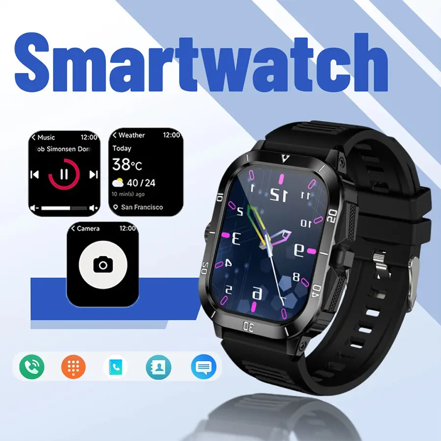 Women's 2026 Bluetooth Smartwatch Wristwatch - 2.01-inch HD Display, 350mAh Long Battery Life, Wireless Multi-Sports Mode, Android & iOS Compatible Wearable Device, Ideal Thanksgiving Tech Gift