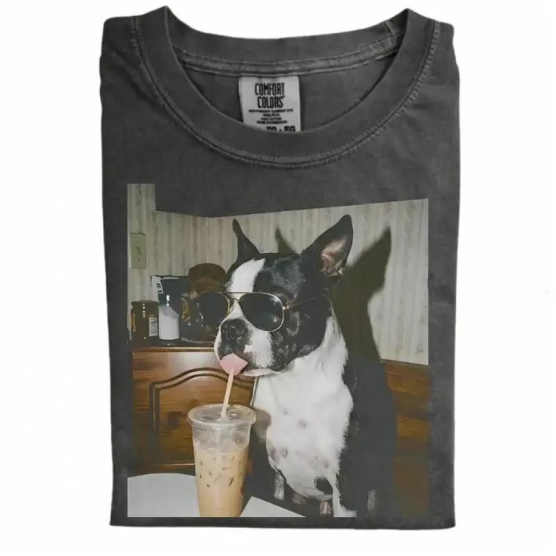 Comfort Colors Personalized Dog Shirt, Custom Pet Photo Graphic Tee, Vintage Dog Lover Apparel, Relaxed Fit Premium Cotton, Memorial & Pet Parent Gift Vibe