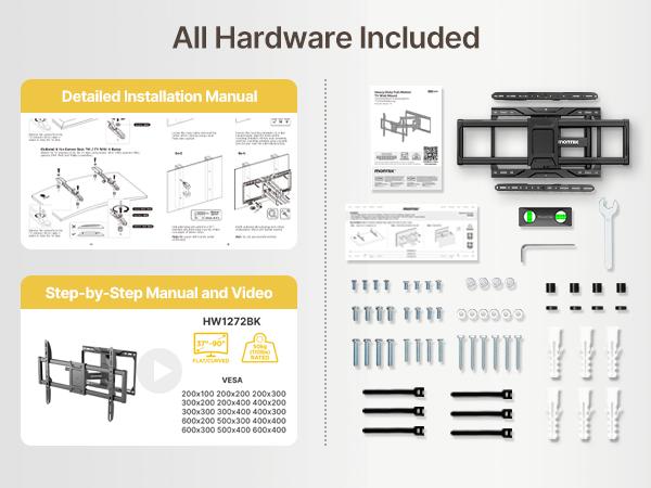 Ultra Slim TV Wall Mount for 37-95 Inch TVs | 1.1" Thin Low Profile Full Motion Bracket | Dual Swivel Articulating Arms with Tilt | Max VESA 600x400mm | Holds 132lbs | Fits 16"/18" Studs Ultra Slim TV Wall Mount for 37-95 Inch TVs | 1.1" Thin Low Profile Full Motion Bracket | Dual Swivel Articulating Arms with Tilt | Max VESA 600x400mm | Holds 132lbs | Fits 16"/18" Studs