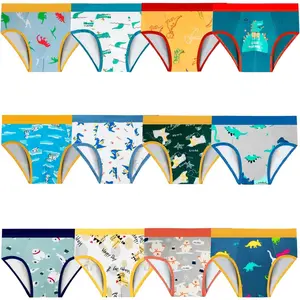 KF5-UDW05  Toddler Underwear Boys Briefs for Boys Cute Cartoon,2-9 Years,12 Pack