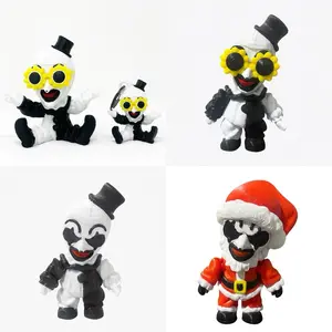 Mini Art Terrifier Clown 3D Printed (Fixed, Flexi and Keychain Options)