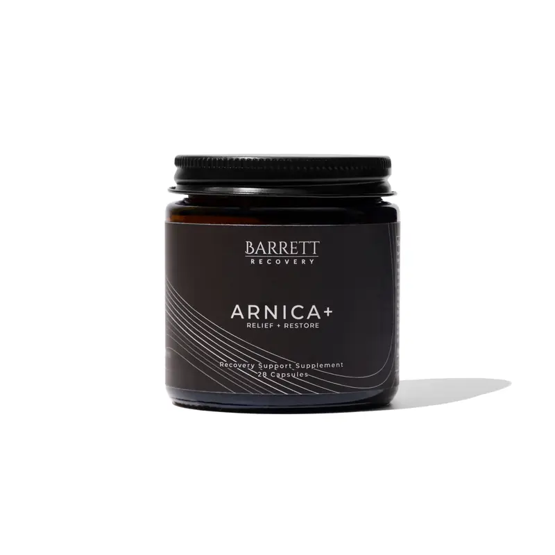 ARNICA+ Natural Homeopathic Recovery Supplement for Adults - Botanical Extracts, Antioxidant Relief, Supports Healing, Active or Restorative Routines, Barrett Recovery Herbal Wellness Formula