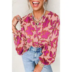 Bloom Boldly Balloon Sleeve Blouse