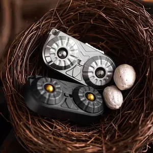 Creativity OWL Stainless Steel Composite Multifunctional Toys EDC Push Slider Fidget Sliders Anxiety Anti Stress Sensory Toy Fidget Gadget