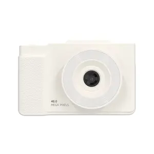 4K HD Retro Camera CCD Selfie Video Transfer to Phone Flip Screen Portable Card Camera