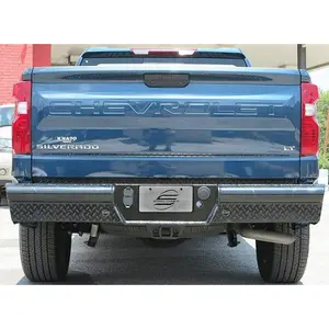 Steelcraft Heavy Duty Rear Black Bumper | Fits 2020-2024 GMC Sierra 2500 3500 | HD20490