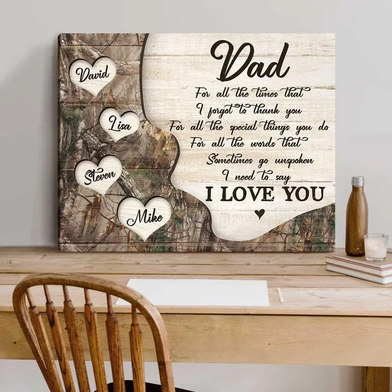 Personalized Dad Gifts With Child's Name, Christmas Gifts For Husband, Birthday Gifts For Dad, Christmas Gifts For Dad From Daughter Or Son Gift Box Gift Basket