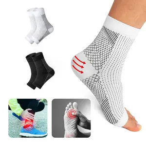 2 Pairs Neuropathy Socks, Foot Compression Sleeve For Pain, Anti Fatigue Compression Foot Sleeve Support Brace Socks