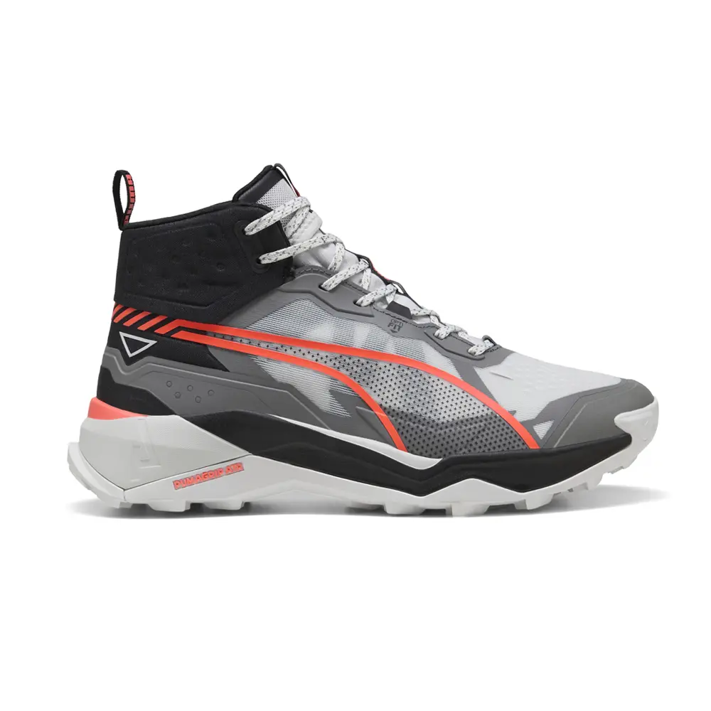 PUMA Mens Explore Nitro 2 Mid Hiking Hiking Sneakers Shoes Outdoor - Grey