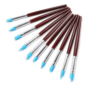 2Sets/10counts Anti-Slip Clay Sculpting Tool Set, Multifunctional Polymer Wax Carving Pen, Artist Grade DIY Creative Accessories, Portable Storage Bag Included