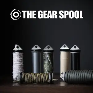 The Gear Spool - Duct Tape Spool for Every Day Carry. Carry cord of line. Spool Comes Empty. Made by Gear Spool