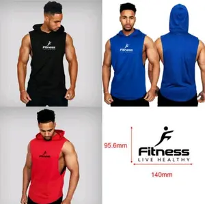 FitnessLiveHealthy Men Workout Hoodie Vest