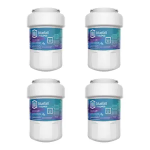 BlueFall  GE MWF Refrigerator Water Filter Compatible - Pack of 4