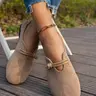 【Black Friday】Women's Solid Color Flats, Casual Trendy Flats, Comfortable Flat Shoes for Daily Wear, Lightweight Breathable Shoes for Women, Fashionable Slip-On Ballet Flats